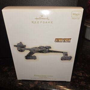 Hallmark Star Trek ornament Klingon Battle Cruiser
